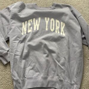 Gray 'New York' Sweatshirt